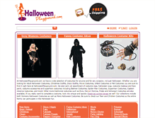 Tablet Screenshot of halloweenplayground.com